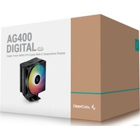 Кулер для процессора DeepCool AG400 Digital ARGB BK R-AG400-BKADMN-G-1