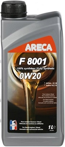 

Моторное масло Areca F8001 0W-20 1л