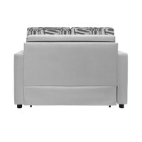 Диван Krones Афродита 195x100 (велюр светло-серый/рисунок темно-серый)