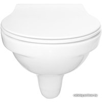 Унитаз подвесной Керамин Санти R (сиденье дюропласт с микролифтом Арктик Slim ЖС)