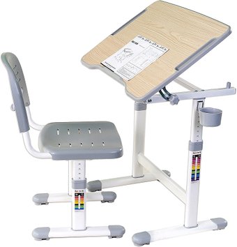 Парта Fun Desk Piccolino II (серый)