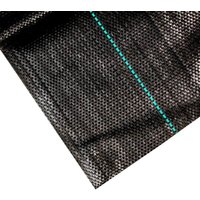 Укрывной материал GreenTerra Агроткань от сорняков 1.8х100м (130 г/м2, черный) UV
