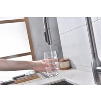 Смеситель Paulmark Iniversal Un213880-GM (черный/вороненая сталь)