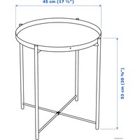 Сервировочный стол Ikea Гладом (черный) 704.336.08