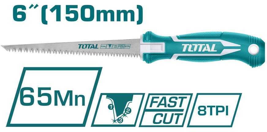 

Ножовка для гипсокартона Total THWBSW626