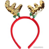 Парик Феникс-Презент Рожки золотые 87693