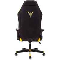 Игровое (геймерское) кресло Бюрократ Knight Neon (черный/желтый экокожа)
