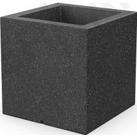 Кашпо Berkano Quarter 40 (черный гранит)