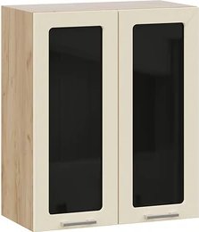 

Шкаф навесной Трия Габриэлла 1ВВ6С с двумя дверьми (дуб крафт золотой/крем)