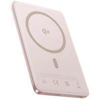 Внешний аккумулятор Baseus PicoGo AM41 Ultra-Slim Qi2 Magnetic Power Bank 10000mAh (розовый)