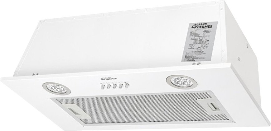 Кухонная вытяжка GrandGermes Qena 60 (белый)