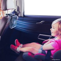 Вентилятор Baseus Foldable Vehicle-mounted Backseat Fan (белый)