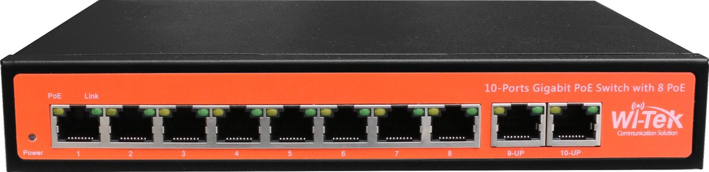 

Неуправляемый коммутатор Wi-Tek WI-PS308G