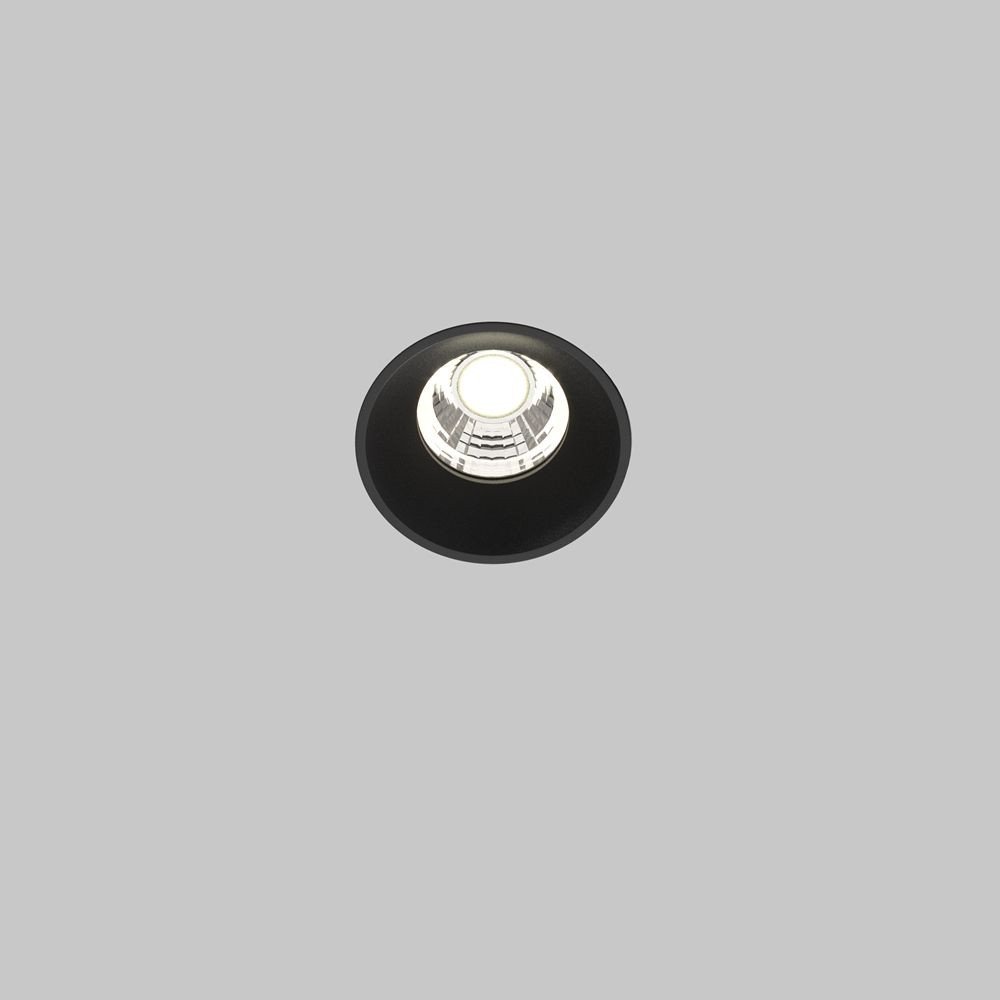 Точечный светильник Technical Round DL058-7W4K-TRS-B