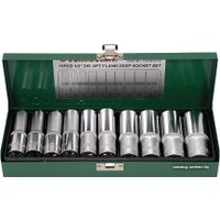 Набор трещотка с головками Jonnesway S04HD411S 10 предметов