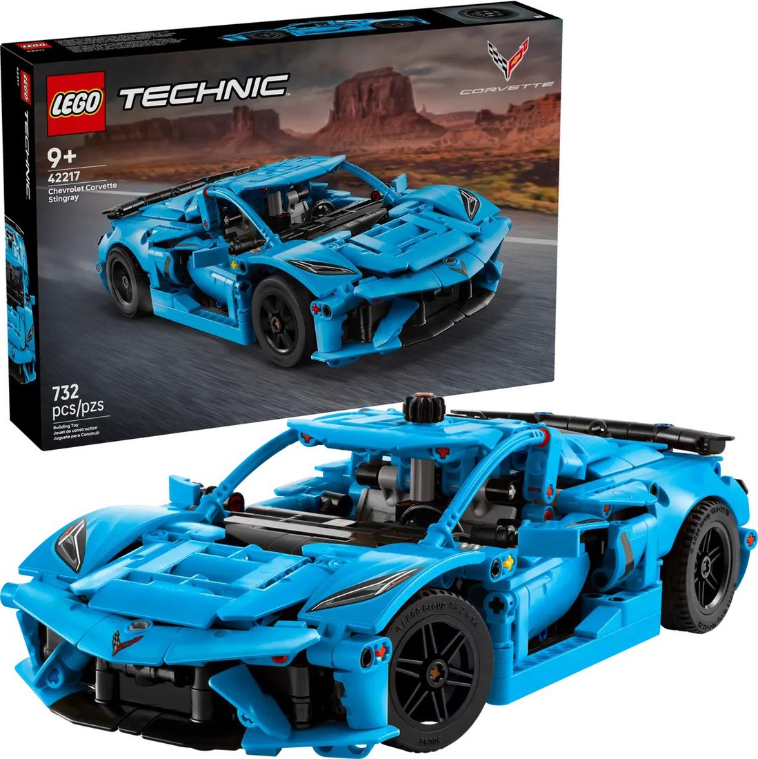 

Конструктор LEGO Technic 42217 Chevrolet Corvette Stingray Blue