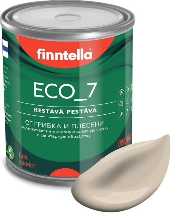 

Краска Finntella Eco 7 Ruoko F-09-2-1-FL090 0.9 л (нежно-бежевый)