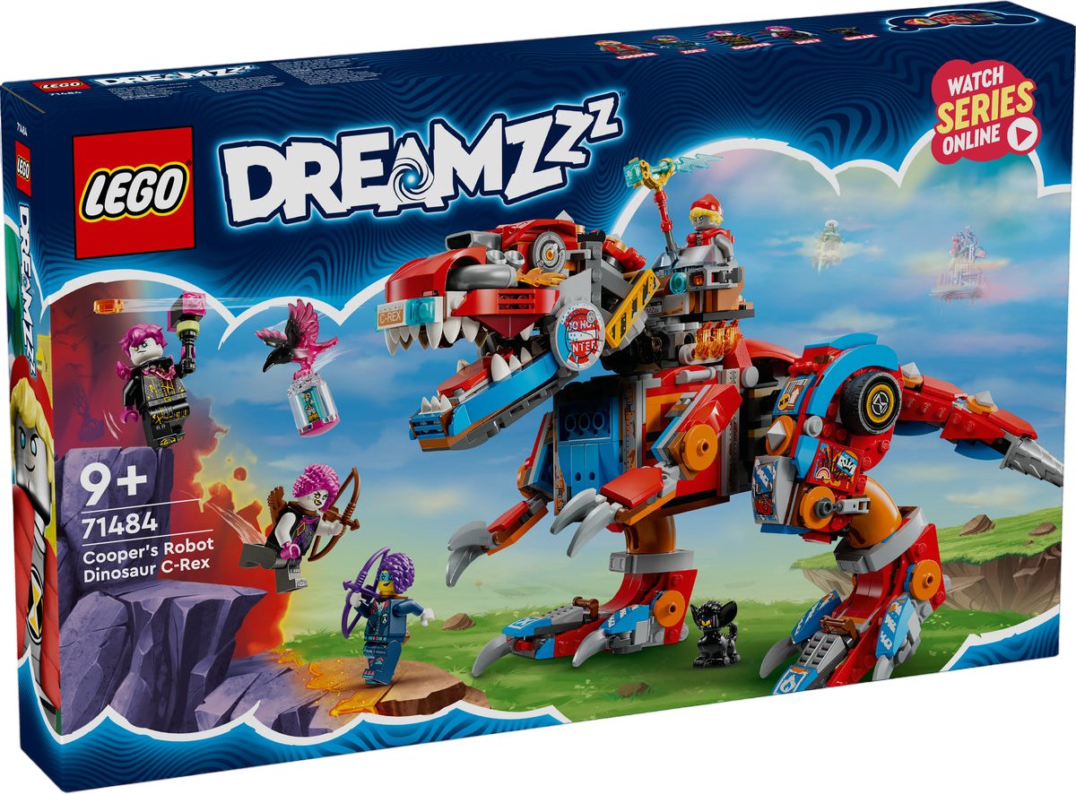 

Конструктор LEGO DREAMZzz 71484 Робот-динозавр Купера C-Rex