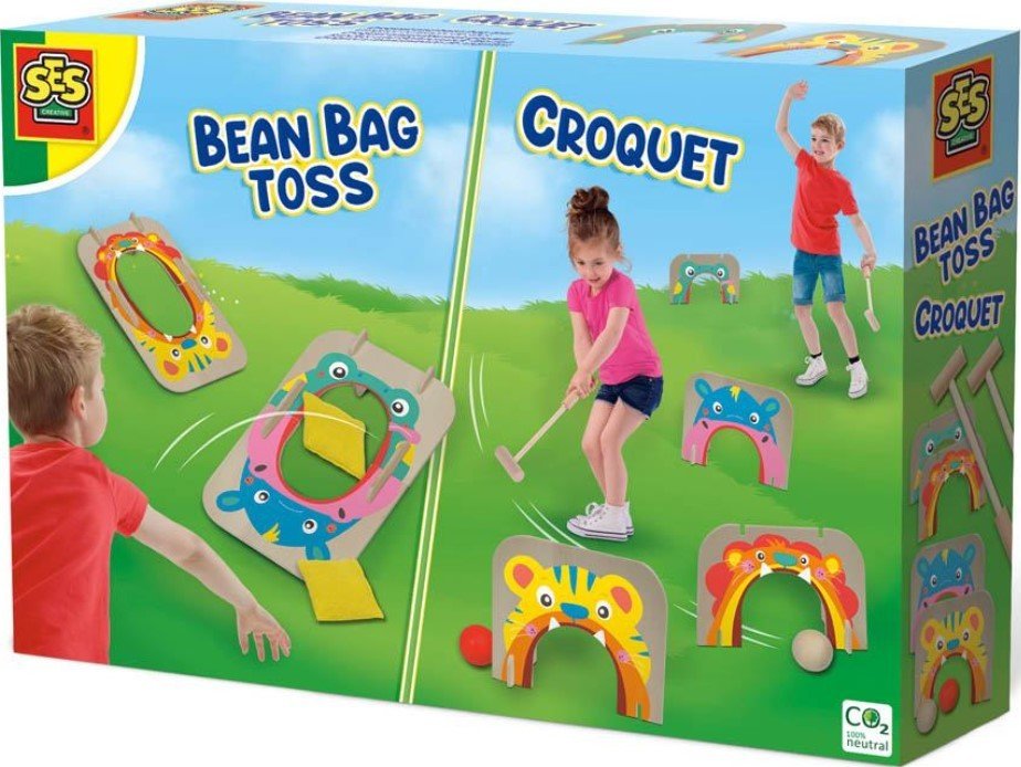 

Активная игра SES Creative Крокет и Забрось мешок с бобами 2 в 1 02293