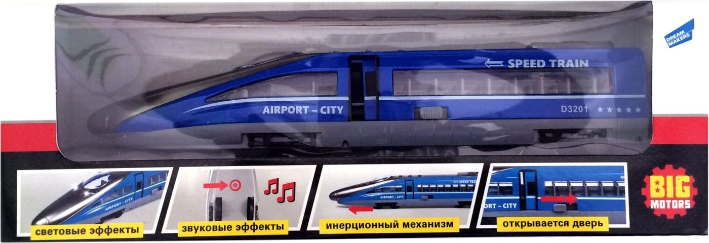 

Поезд Big Motors G1718 (синий)