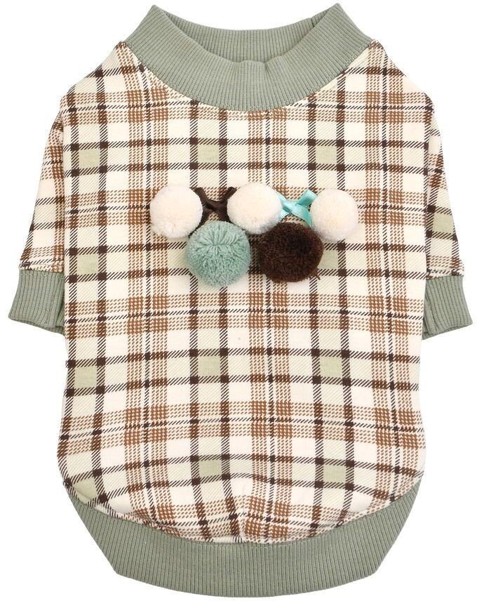 

Свитер для животных Pinkaholic Aline NAUD-TS7640-MT-L (мятный в клетку)