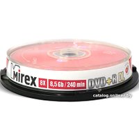 DVD+R диск Mirex 8.5Gb 8x UL130062A8L (10 шт.)