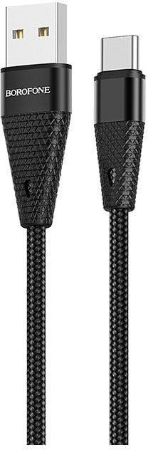 

Кабель Borofone BU10 Type-C 1.2 м (черный)