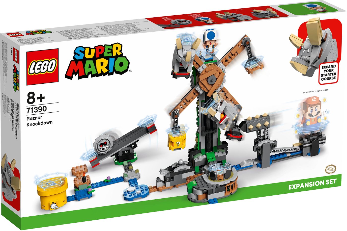 

Конструктор LEGO Super Mario 71390 Нокдаун резноров. Дополнительный набор