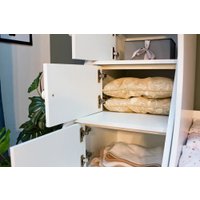 Двухъярусная кровать Можга Капризун 6 с ящиками Р443 (белый)