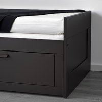 Кровать Ikea Бримнэс 200x80 (белый, осванг жесткий) 494.264.26