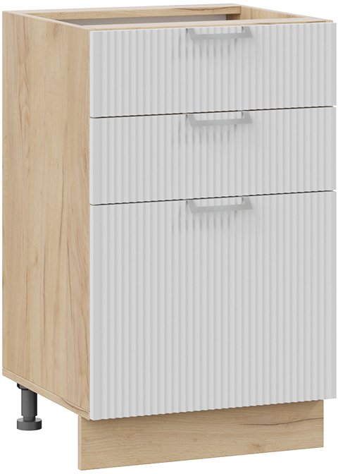 

Шкаф напольный Трия Кимберли 1Н5Я3 (дуб крафт золотой/сноу)