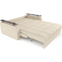 Диван Мебель-АРС Аккордеон Бакли НПБ 180x200 (бархат бежевый Star Velvet 6 Light Beige)