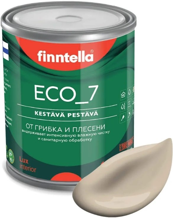 

Краска Finntella Eco 7 Kentta F-09-2-1-FL096 0.9 л (бежевый)