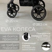 Коляска прогулочная «книга» Bubago Model Cross City BG 155-6 (черный)