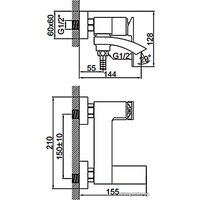 Смеситель Ledeme L3178