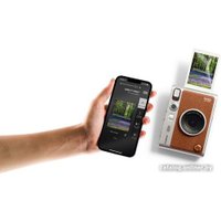 Фотоаппарат Fujifilm Instax Mini Evo (серебристый/коричневый) в Гомеле