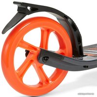 Двухколесный подростковый самокат Oxelo Mid 7 с подножкой (синий/оранжевый)