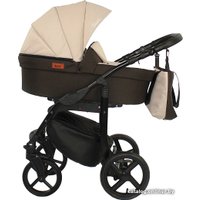 Универсальная коляска Ray Teresa Lux (2 в 1, 8/светло-бежевый/коричневый)