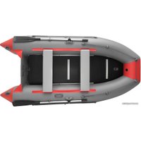 Моторная лодка Roger Boat Hunter Keel 3500 (малокилевая, серый/красный)