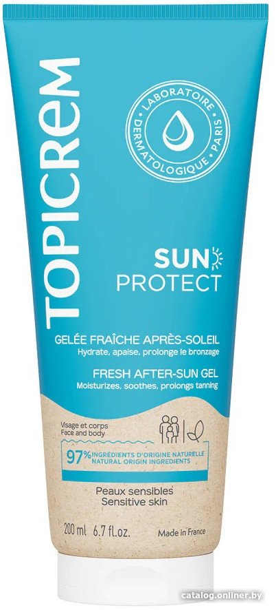 Гель после загара Topicrem Sun Protect Освежающее желе (200 мл)