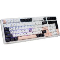 Клавиатура AULA F99 (белый/розовый/черный)