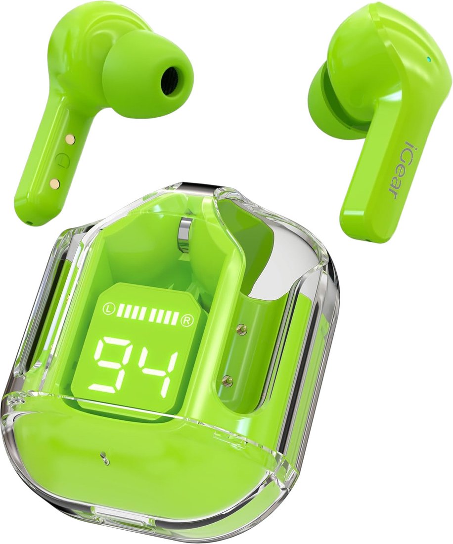 Наушники iGear Crystal (зеленый)