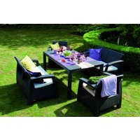 Набор садовой мебели Keter Corfu Fiesta (графит)