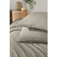 1.5-спальный комплект постельного белья Arya Natural Stone Washed 8680943227270 (капучино)