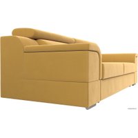 Диван Лига диванов Лига-003 117113 (микровельвет желтый)