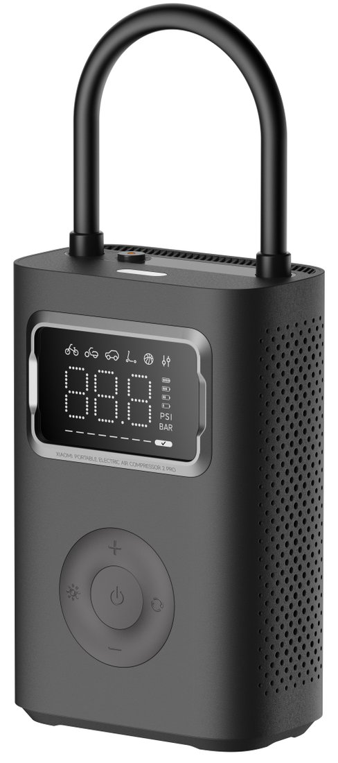 Автомобильный компрессор Xiaomi Portable Electric Air Compressor 2 Pro MJCQB07PQW (китайская версия)