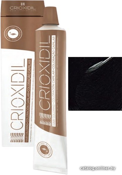 Крем-краска для волос Crioxidil Silk Color 1tc черный