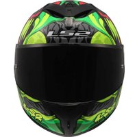 Мотошлем LS2 FF820 Rapid III Lycant (2XS, фиолетовый/зеленый)