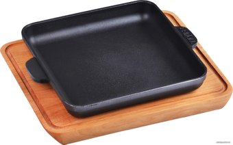 Сковорода порционная Brizoll HoReCa 180x180x25 с подставкой