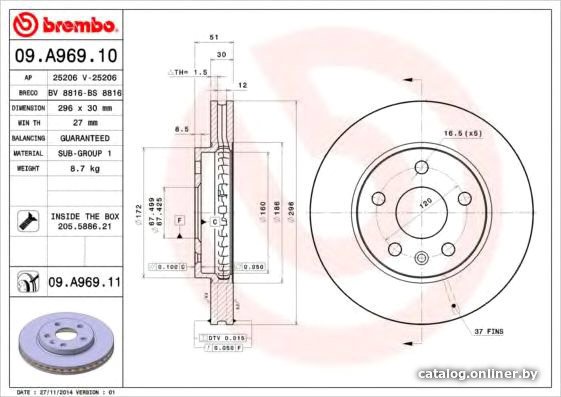 Brembo 09A96910